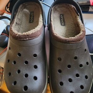 Men's Fleece Lined Crocs Clogs